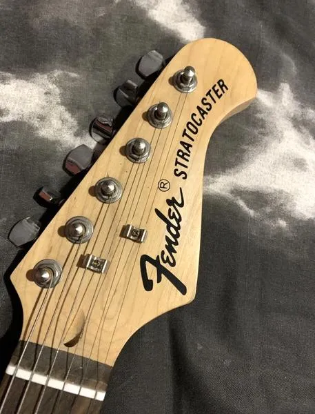 Ikony rocka i stratocaster