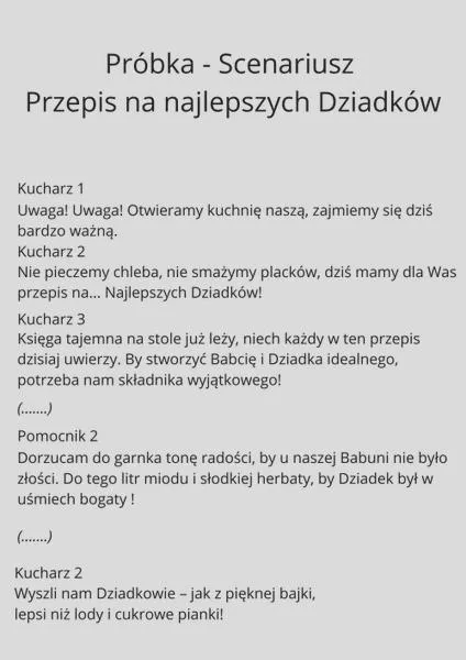 Kluczowe elementy scenariusza