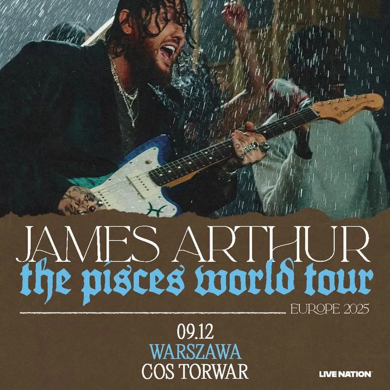 Koncert Jamesa Arthura w Polsce