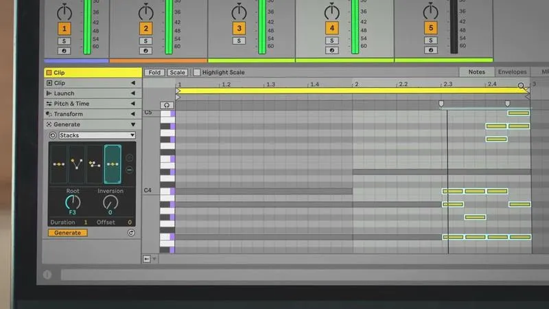 Możliwości twórcze w Ableton