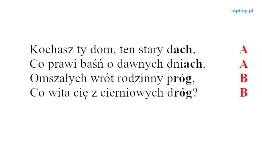 Podwójne rymy w poezji